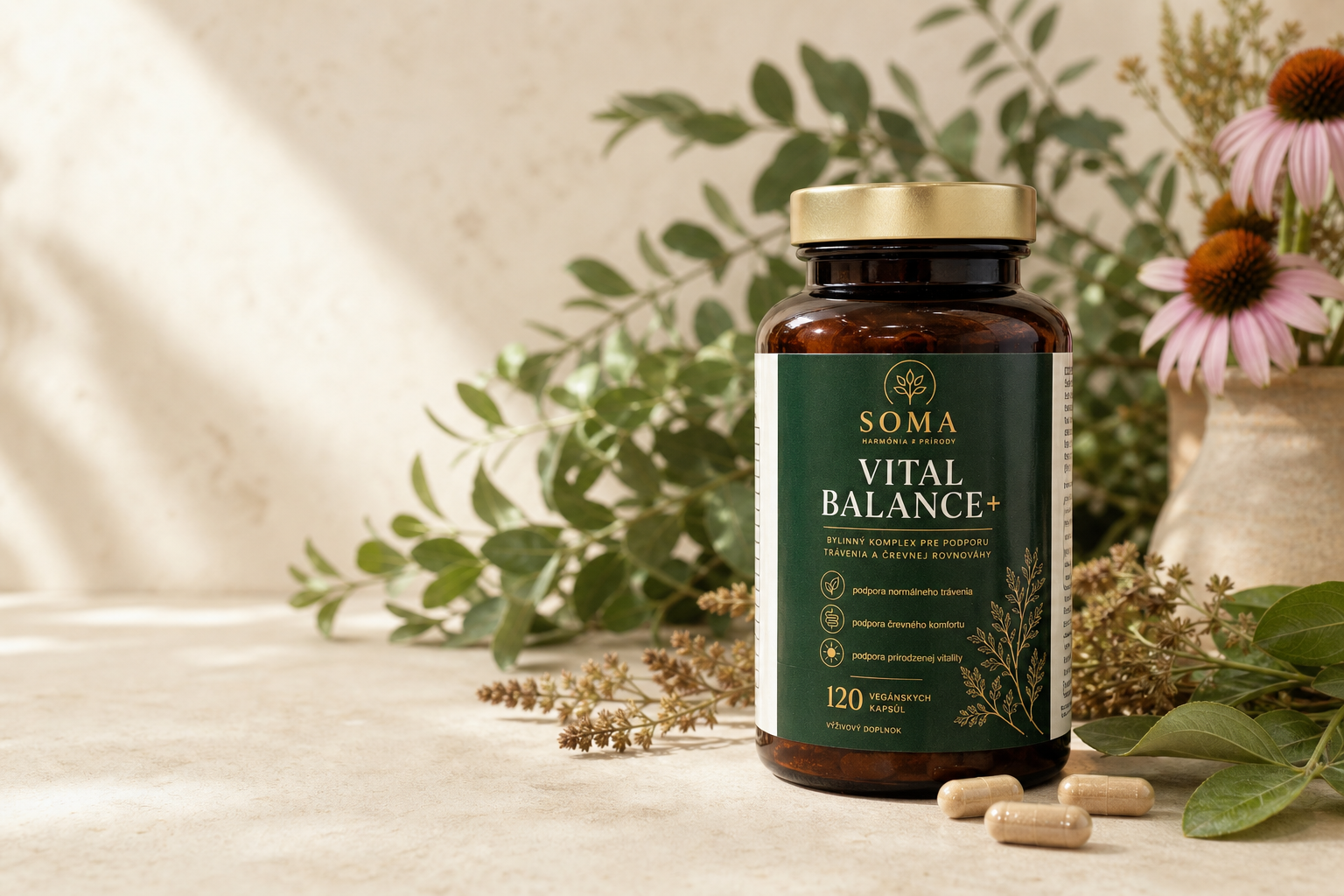 SOMA Vital Balance+ v botanickom prostredí